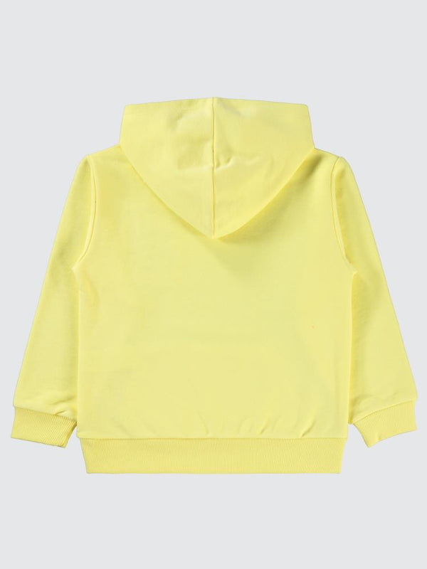 Civil Girls Kanguru Cepli 10-13 Yaş Sweatshirt - Sarı