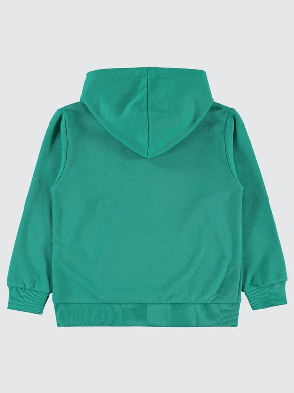 Civil Girls Kanguru Cepli 6-9 Yaş Sweatshirt - Yeşil