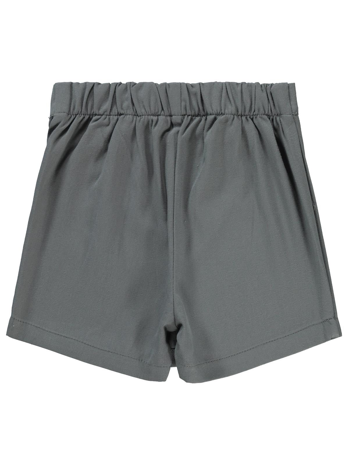 Civil Girls Pileli 10-13 Yaş Şort - Gri