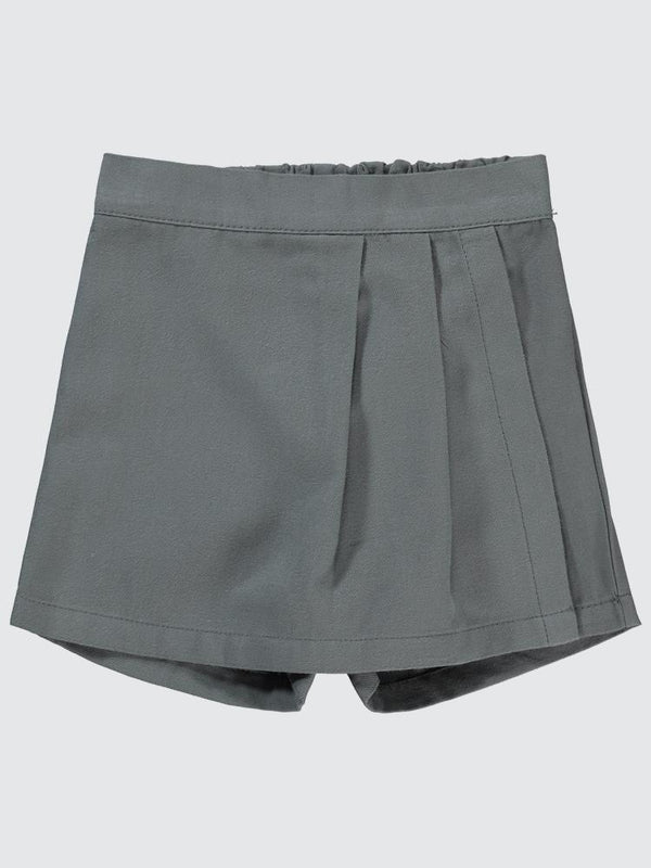 Civil Girls Pileli 6-9 Yaş Şort - Gri