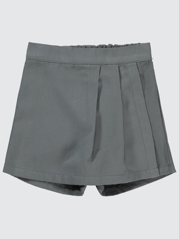 Civil Girls Pileli 6-9 Yaş Şort - Gri