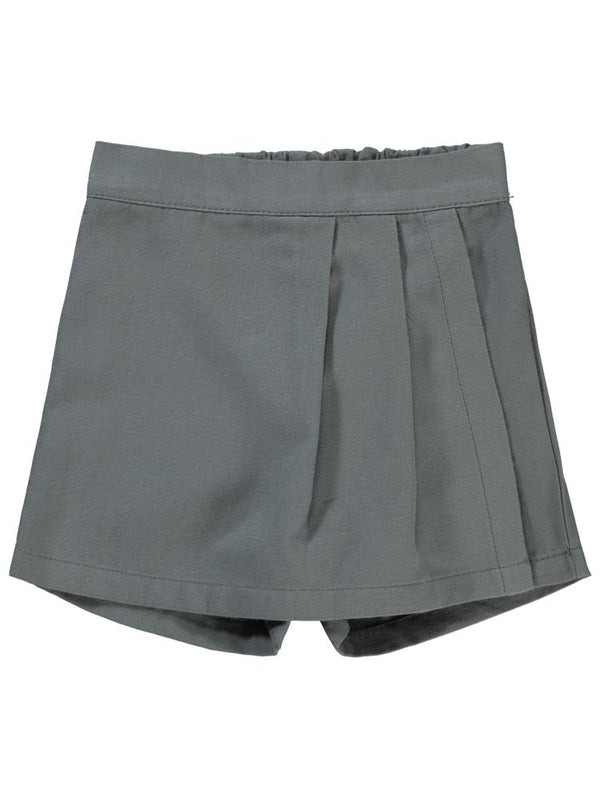 Civil Girls Pileli 10-13 Yaş Şort - Gri