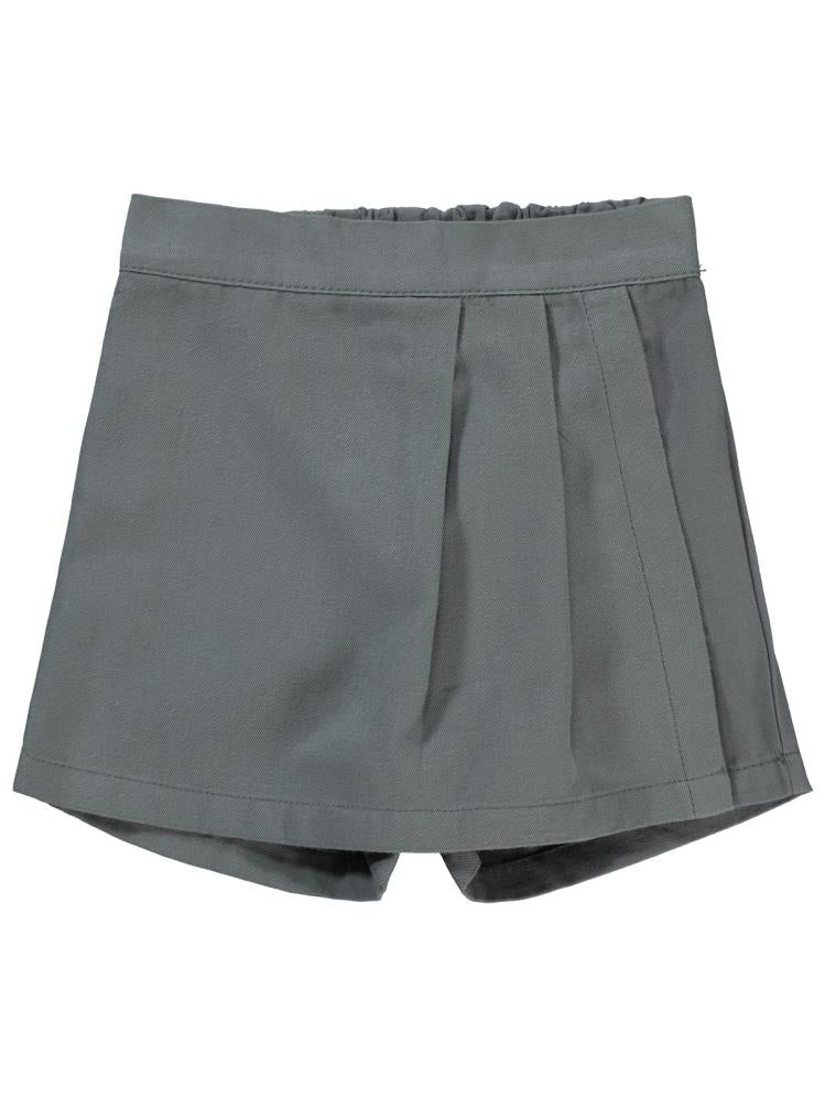 Civil Girls Pileli 10-13 Yaş Şort - Gri