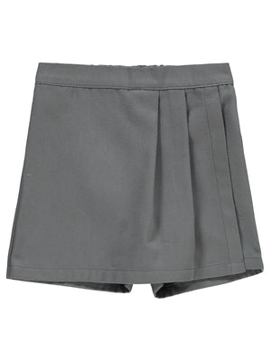 Civil Girls Pileli 10-13 Yaş Şort - Gri