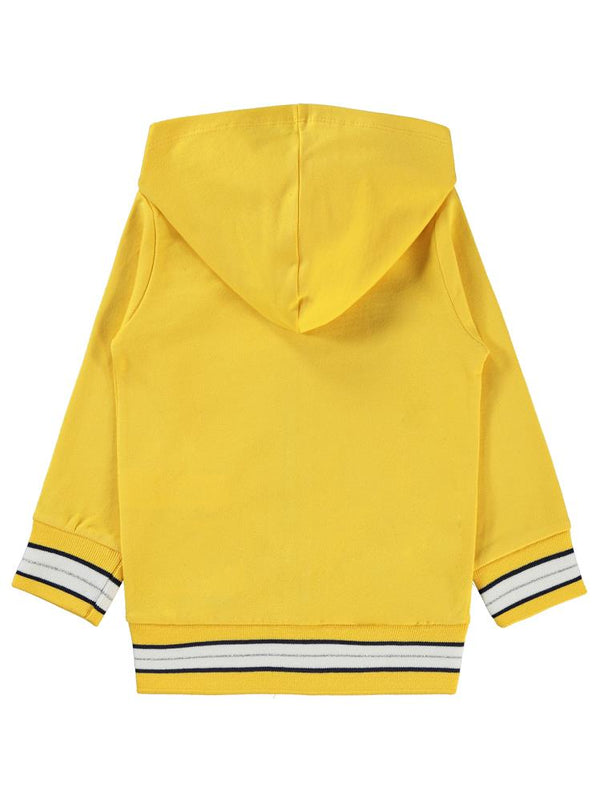 Civil Girls Papatya Baskılı 2-5 Yaş Hırka - Sarı