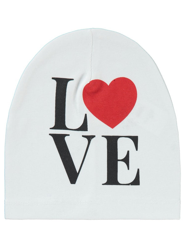 Albimama Love 6-9 Yaş Çocuk Kız Bere - Beyaz