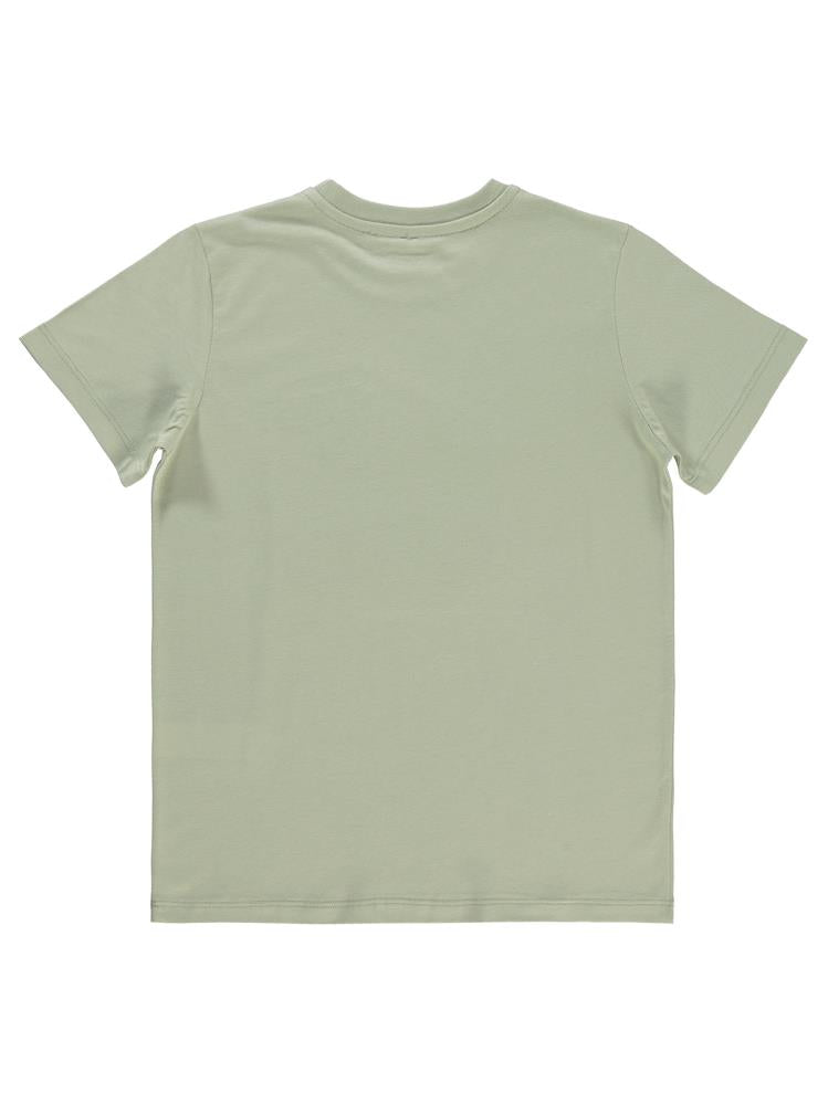 Civil Boys Cool Wave Ayakkabı Baskılı 10-13 Yaş Tişört - Yeşil