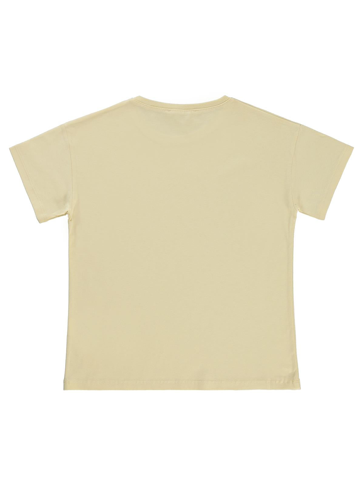 Civil Girls Basic 6-9 Yaş Tişört - Sarı