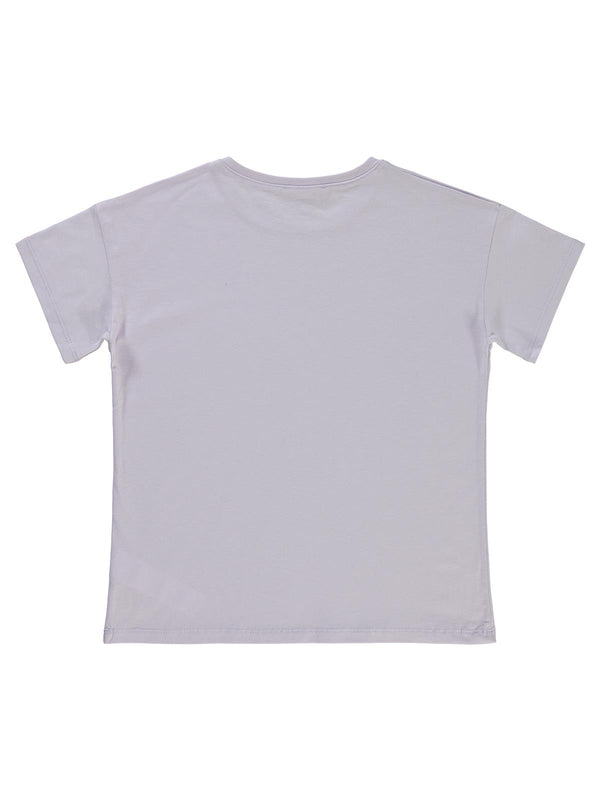 Civil Girls Basic 10-13 Yaş Tişört - Lila