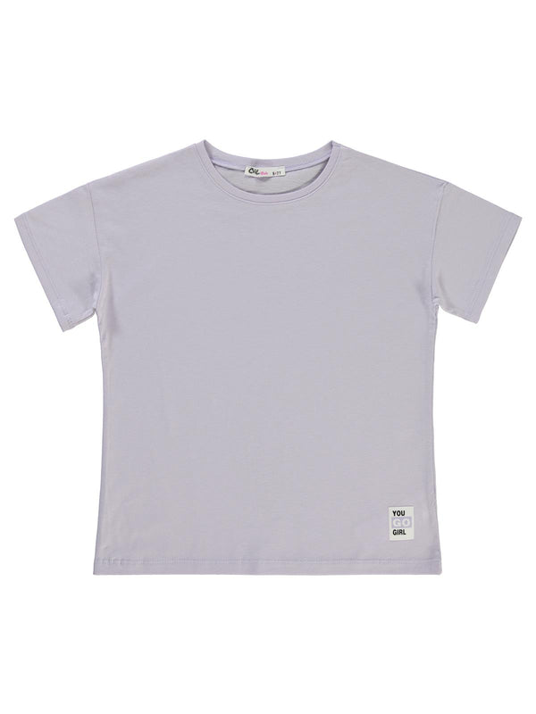 Civil Girls Basic 10-13 Yaş Tişört - Lila