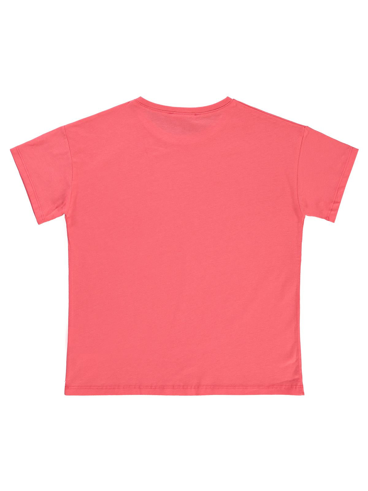 Civil Girls Basic 10-13 Yaş Tişört - Kırmızı