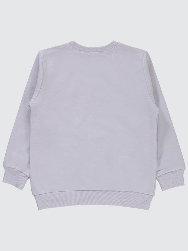 Civil Girls Basic 2-5 Yaş Sweatshirt - Lila