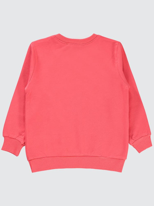 Civil Girls Basic 2-5 Yaş Sweatshirt - Kırmızı