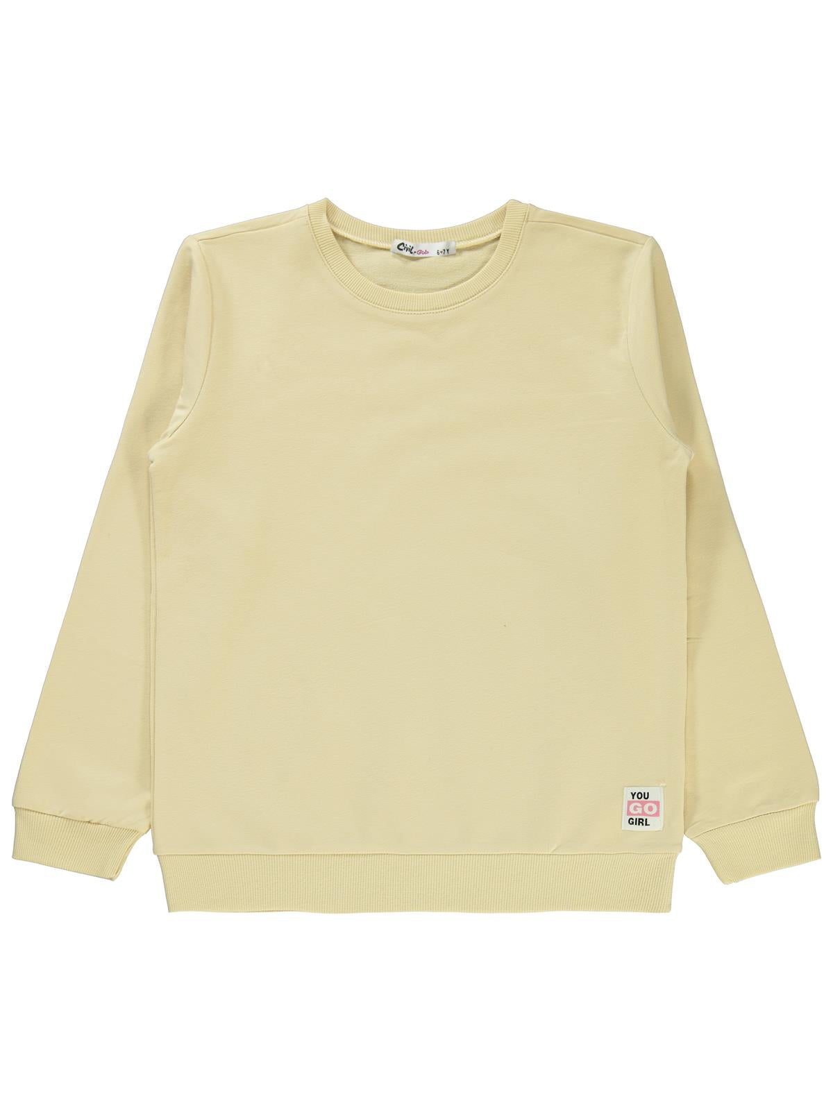 Civil Girls Basic 6-9 Yaş Sweatshirt - Sarı