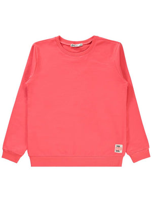 Civil Girls Basic 6-9 Yaş Sweatshirt - Kırmızı