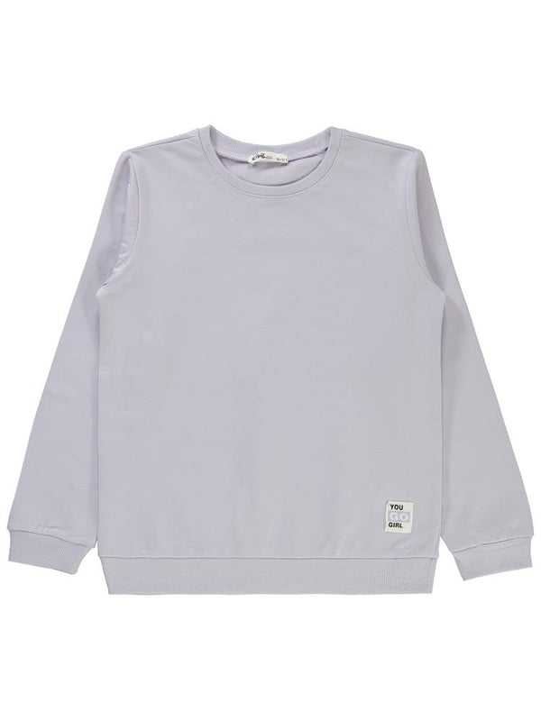 Civil Girls Basic 10-13 Yaş Sweatshirt - Lila