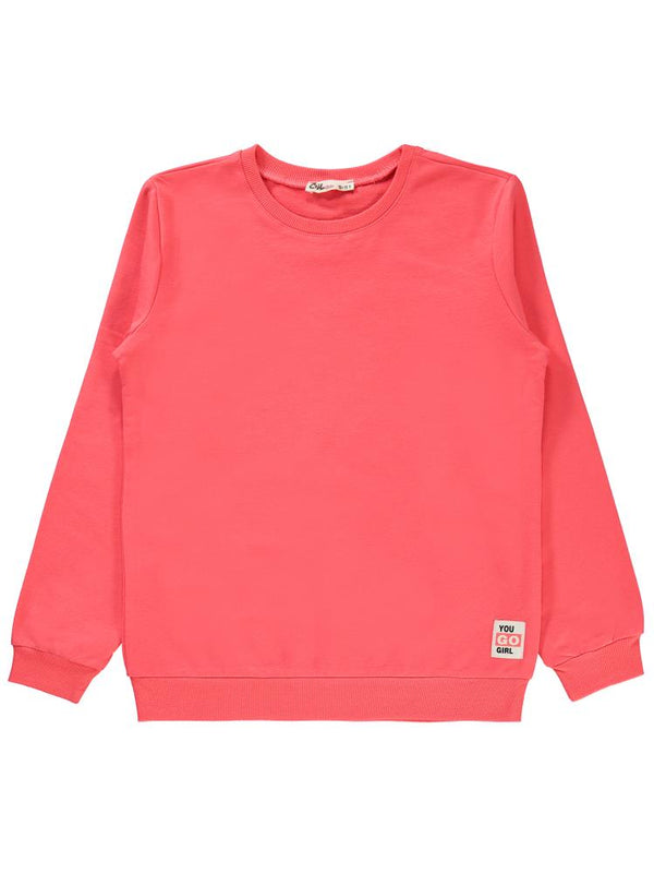 Civil Girls Basic 10-13 Yaş Sweatshirt - Kırmızı