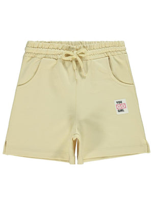 Civil Girls Basic 6-9 Yaş Şort - Sarı