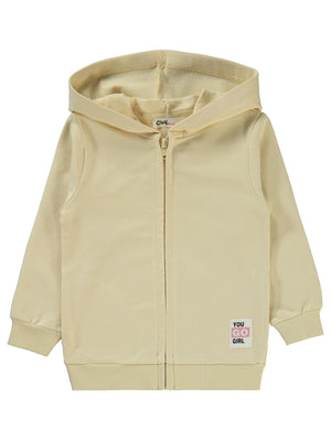 Civil Girls Basic 2-5 Yaş Hırka - Sarı