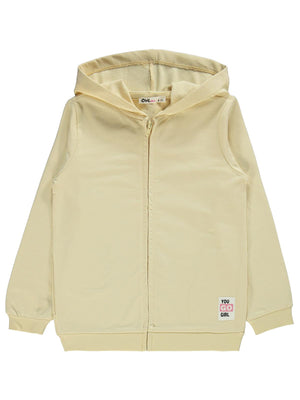 Civil Girls Basic 10-13 Yaş Hırka - Sarı