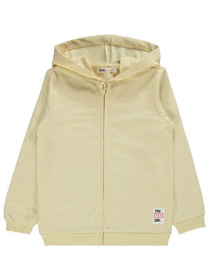 Civil Girls Basic 6-9 Yaş Hırka - Sarı