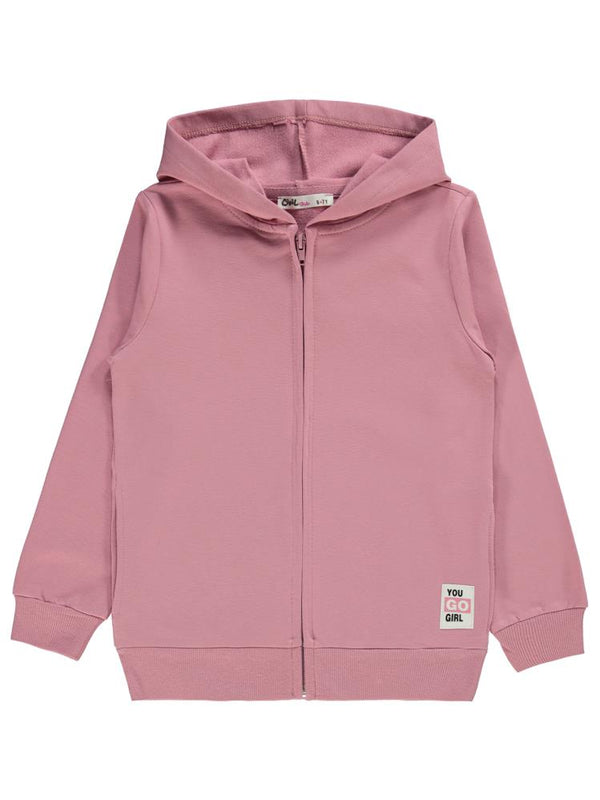 Civil Girls Basic 10-13 Yaş Hırka - Pembe