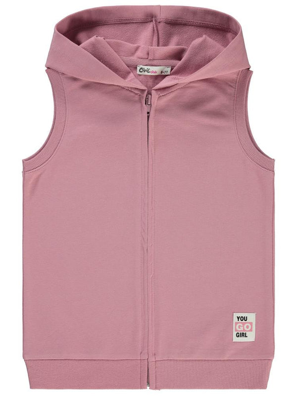 Civil Girls Basic 6-9 Yaş Yelek - Pembe