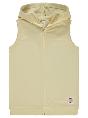 Civil Girls Basic 10-13 Yaş Yelek - Sarı