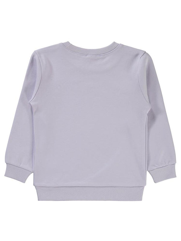 Civil Girls Papatya Baskılı 2-5 Yaş Sweatshirt - Lila