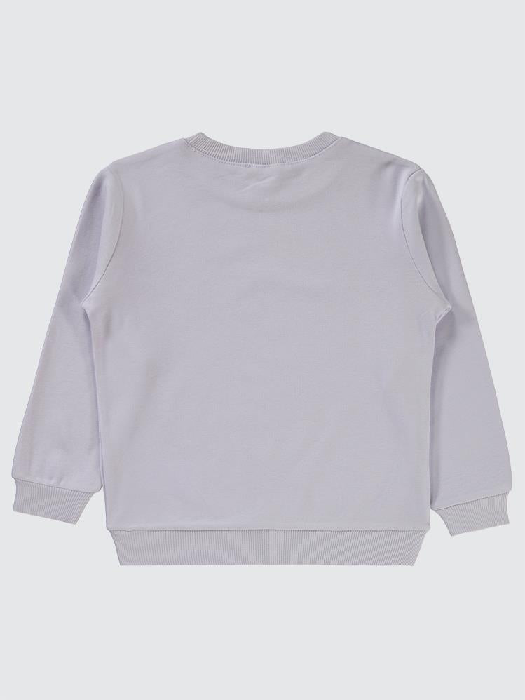 Civil Girls Very Tasty Baskılı 2-5 Yaş Sweatshirt - Lila