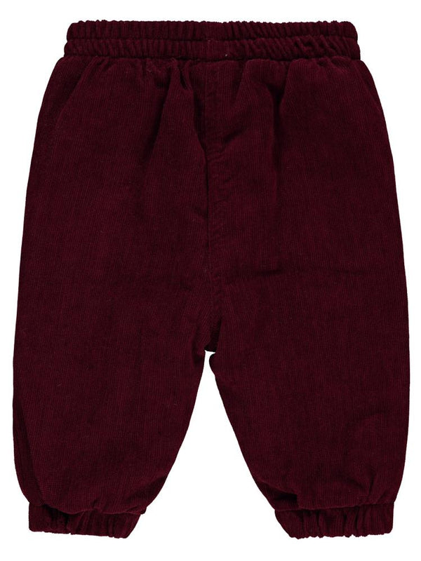 Civil Baby Çiçek Nakışlı 6-18 Ay Pantolon - Bordo