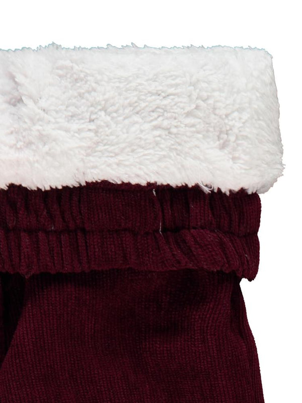 Civil Baby Çiçek Nakışlı 6-18 Ay Pantolon - Bordo