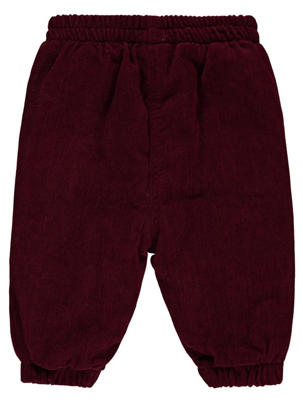 Civil Baby Çiçek Nakışlı 6-18 Ay Pantolon - Bordo