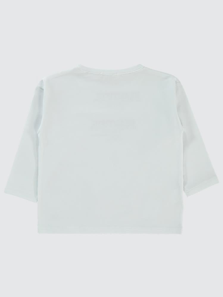 Civil Girls Beautiful Baskılı 2-5 Yaş Sweatshirt - Beyaz