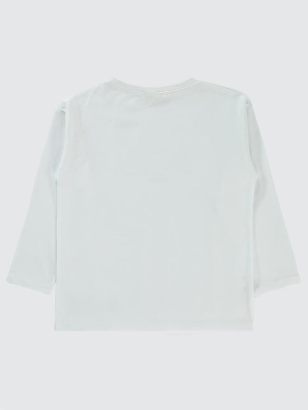 Civil Girls Beautiful Baskılı 10-13 Yaş Sweatshirt - Beyaz