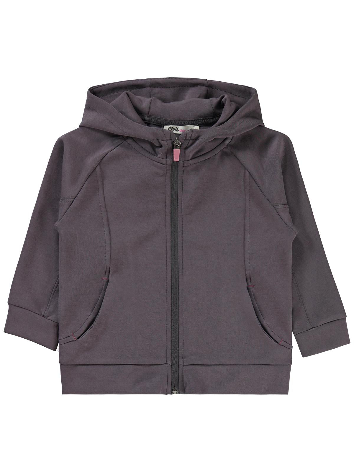 Civil Girls Kız Çocuk Hırka 2-5 Yaş  - Gri