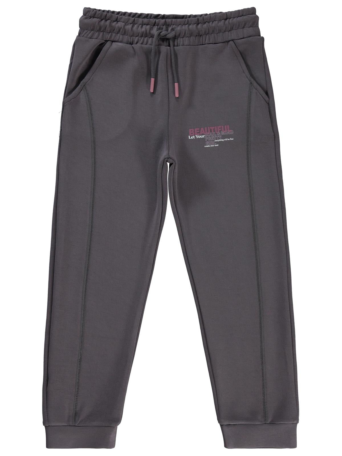 Civil Girls Kız Çocuk Eşofman Altı 6-9 Yaş  - Gri