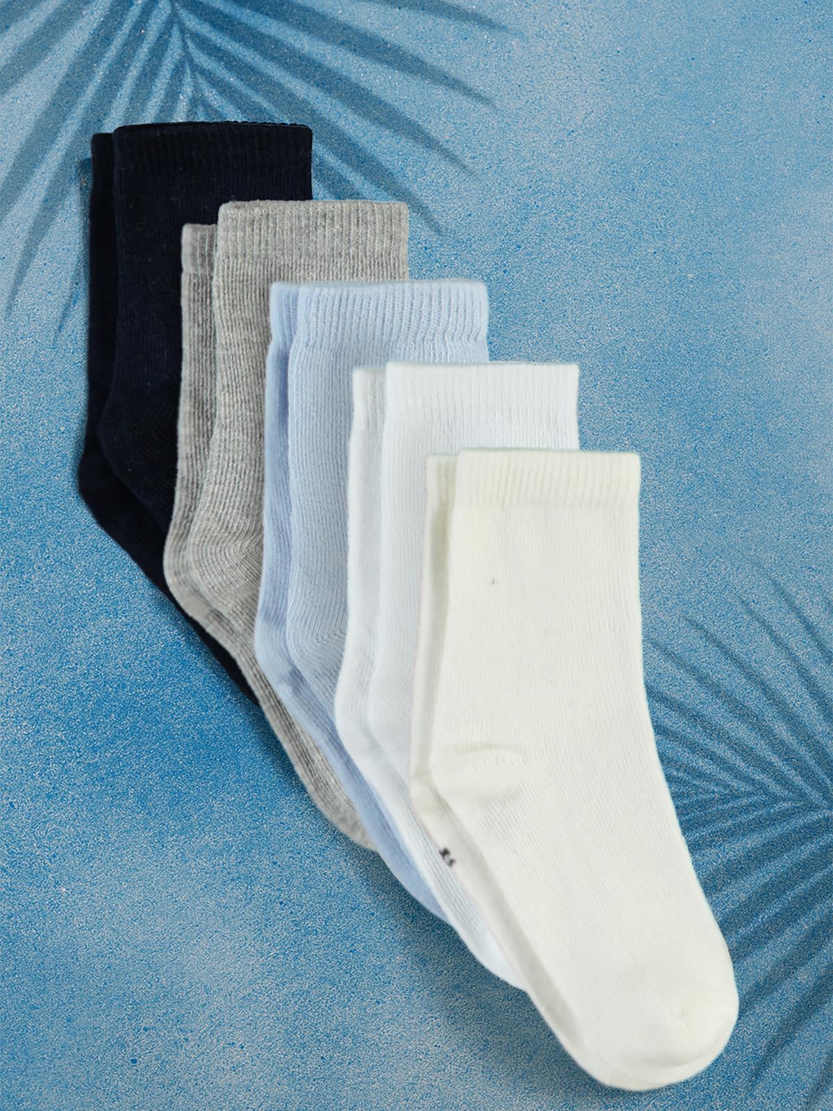 Civil Boys Basic Düz Çizgi 5'li 2-12 Yaş Soket Çorap