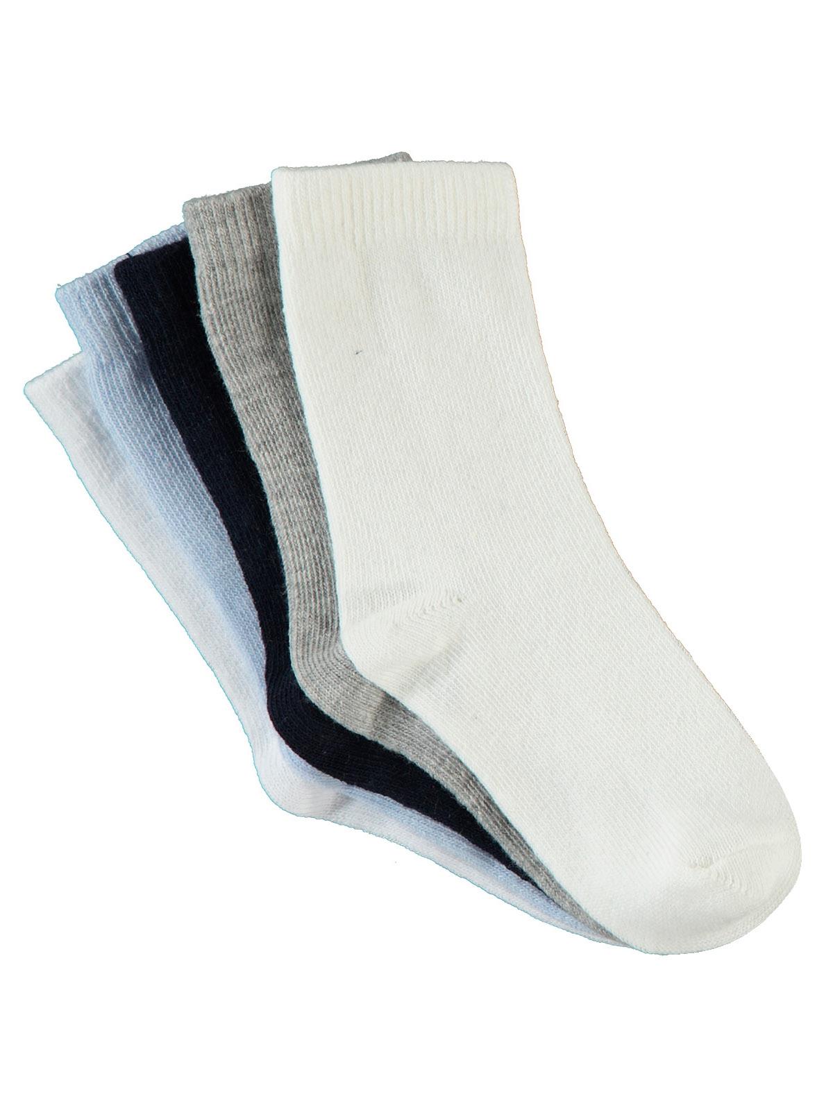 Civil Boys Basic Düz Çizgi 5'li 2-12 Yaş Soket Çorap