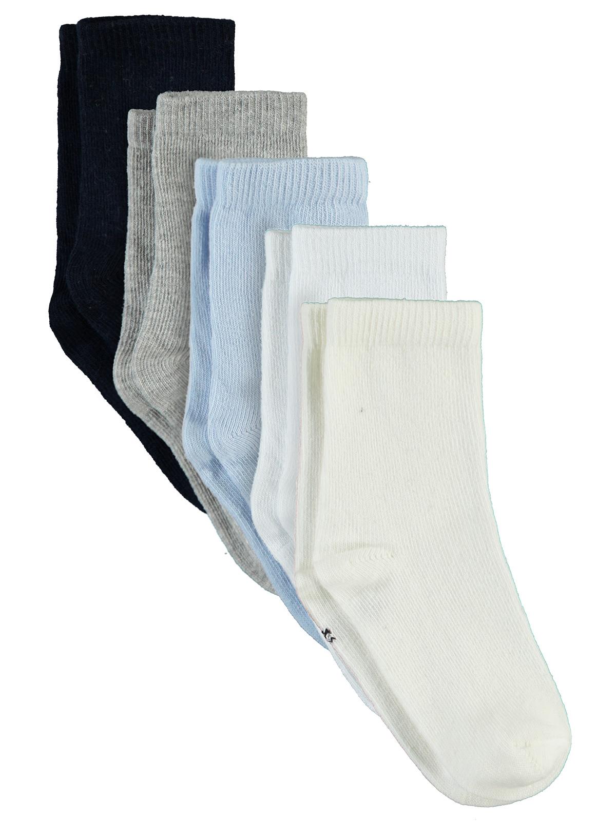 Civil Boys Basic Düz Çizgi 5'li 2-12 Yaş Soket Çorap