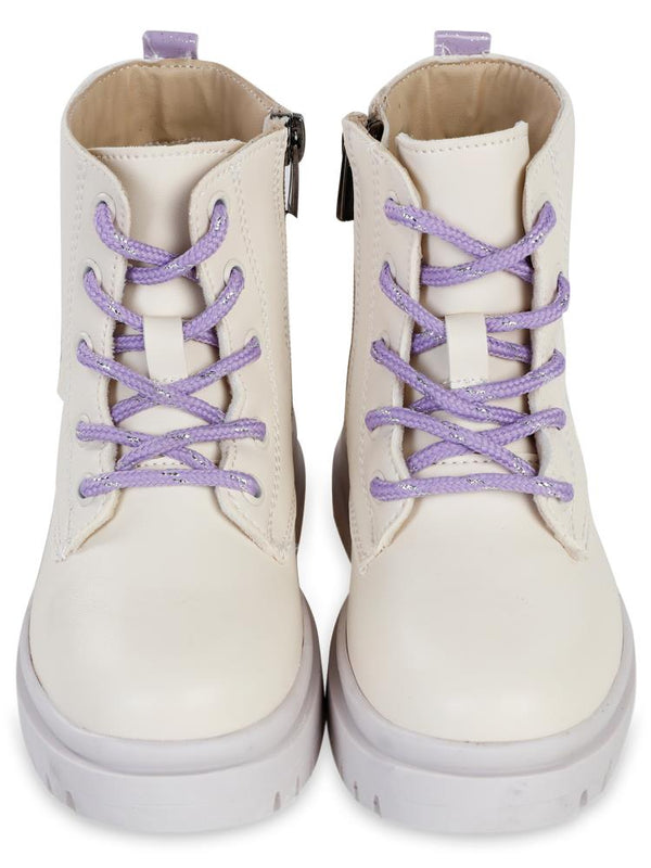 Civil Boots Kız Çocuk Bot 31-35 Numara   - Bej