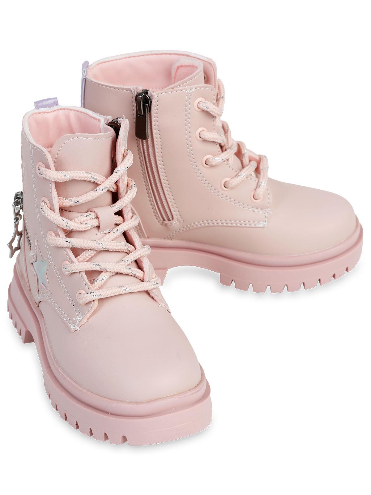 Civil Boots Kız Çocuk Bot 31-35 Numara   - Pudra