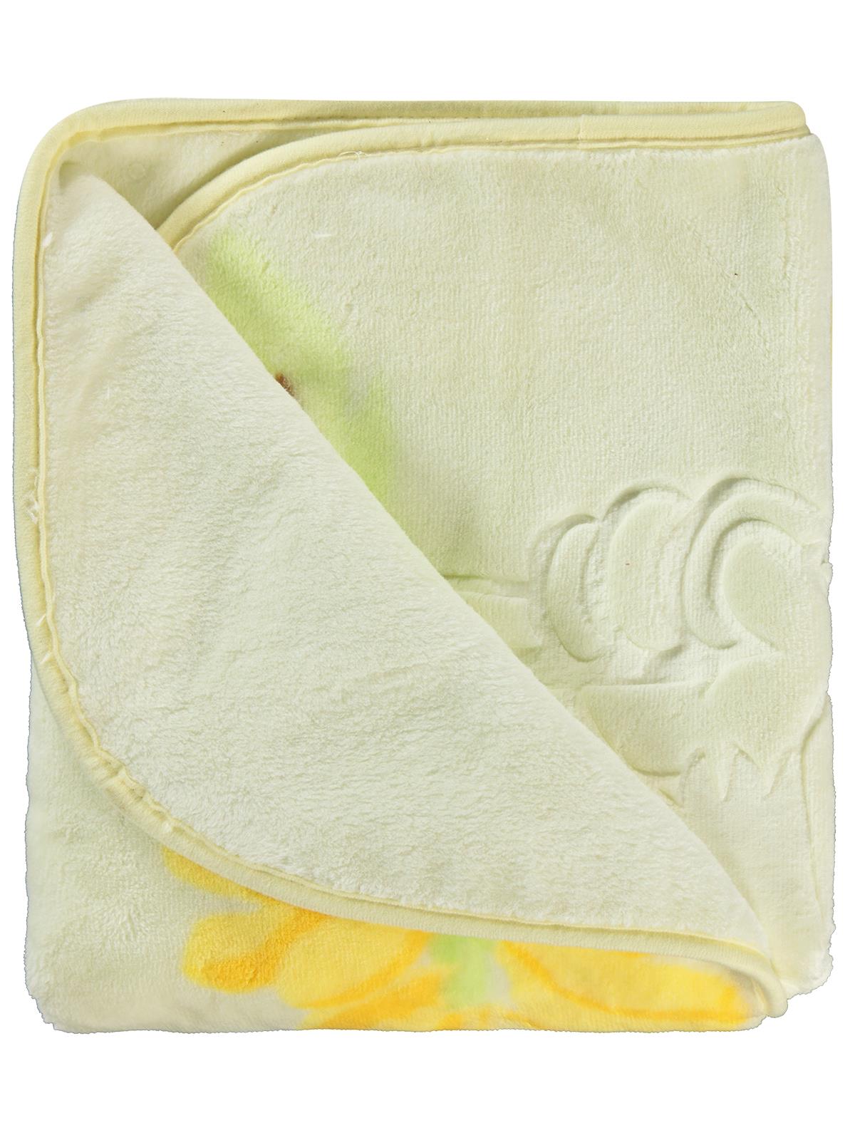 Civil Baby Maymun Baskılı Battaniye - Bej