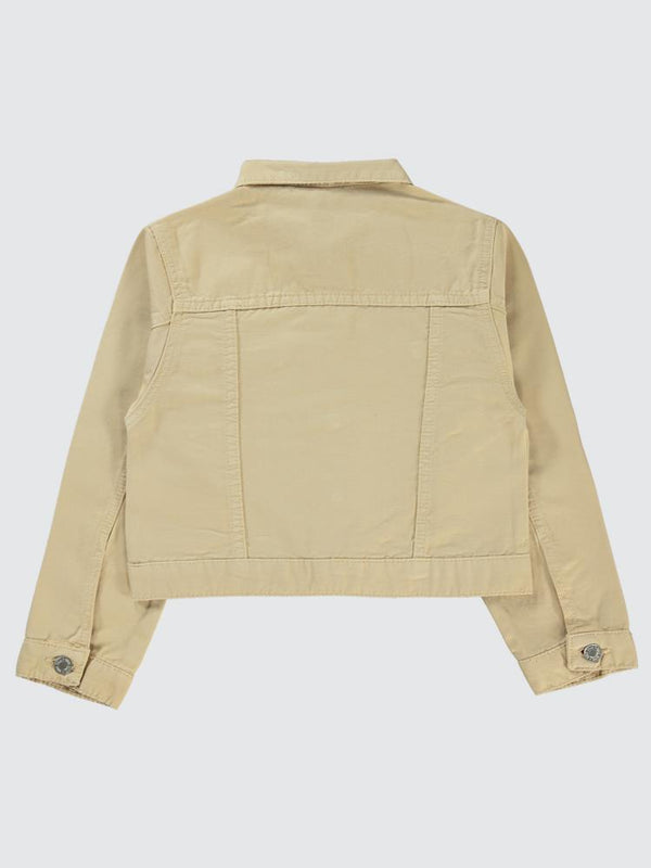 Civil Girls Keten 10-13 Yaş Ceket - Bej