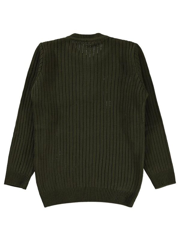 Civil Boys Funky King Armalı 6-9 Yaş Kazak - Haki