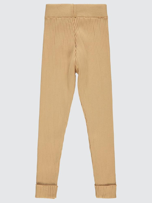 Civil Girls Çizgili 6-9 Yaş Tayt - Bej