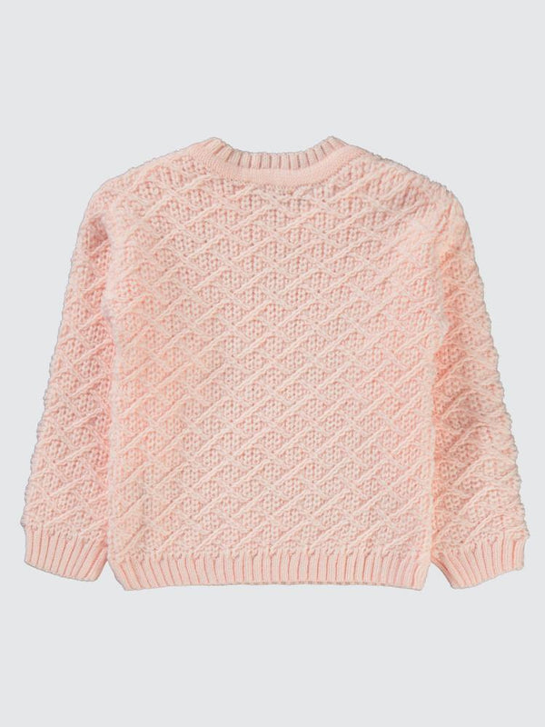 Civil Girls Armalı 2-5 Yaş Kazak - Pudra