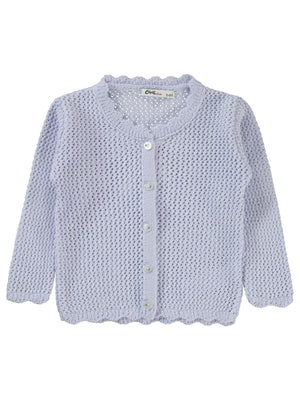 Civil Girls Acur Örgü 2-5 Yaş Hırka - Lila