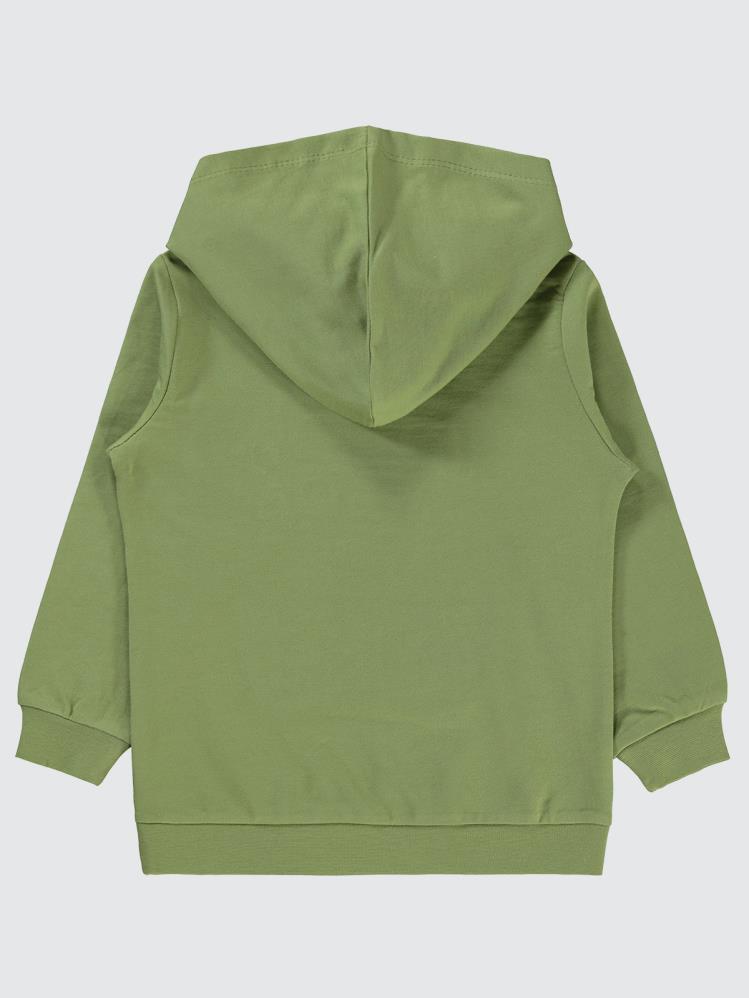 Civil Boys Off Road Gofre Baskılı 2-5 Yaş Sweatshirt - Haki