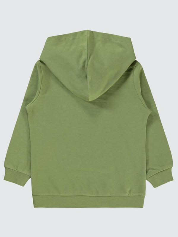 Civil Boys Off Road Gofre Baskılı 2-5 Yaş Sweatshirt - Haki